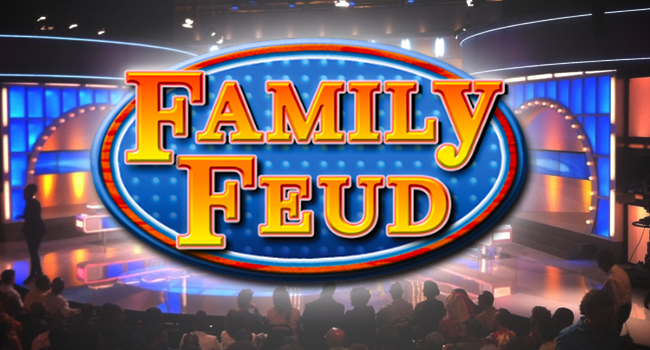 Family Feud Game Play In Living Room