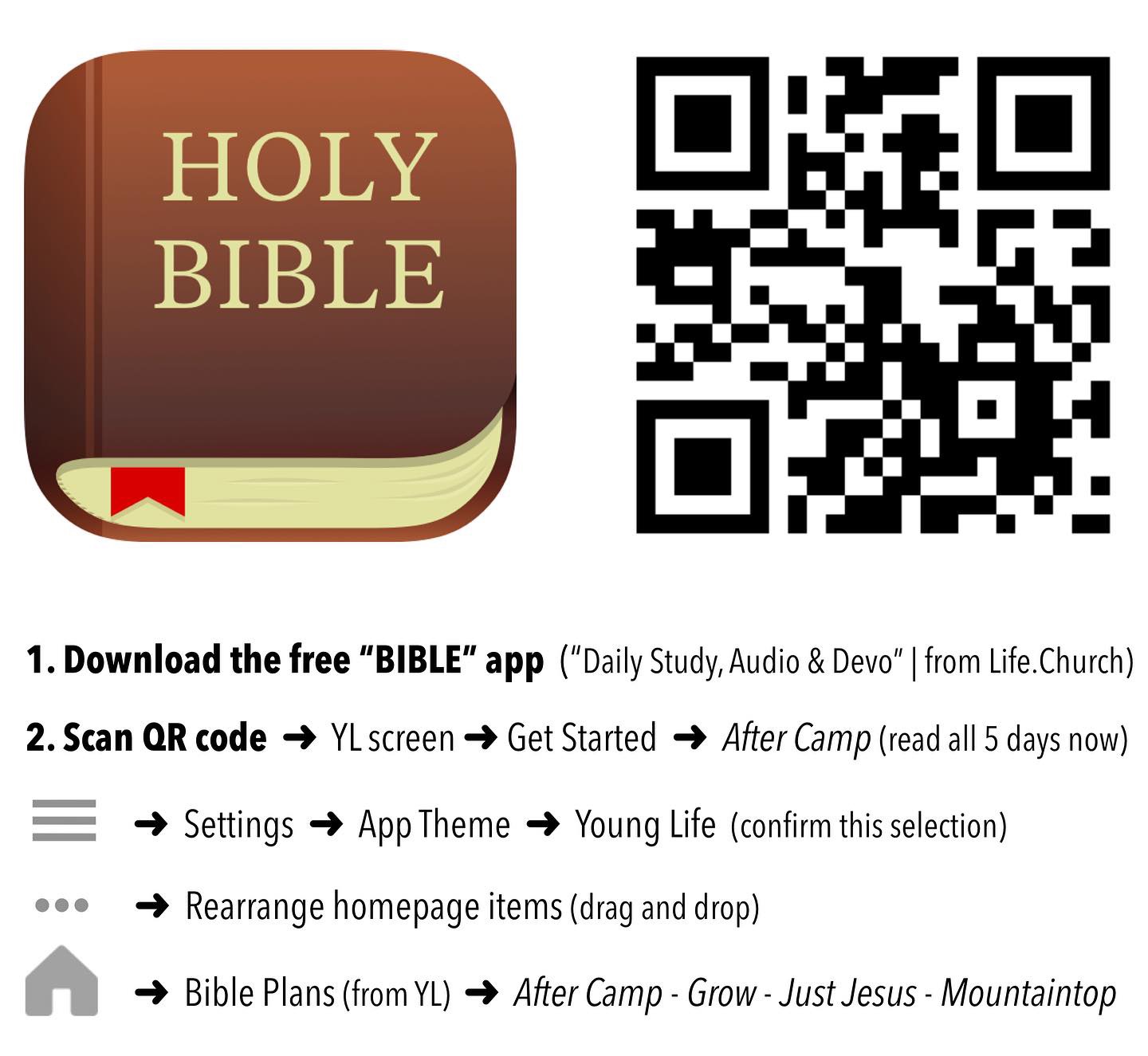 Back To School!, The Bible App